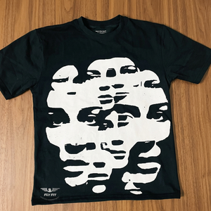 เสื้อยืดแขนสั้นสีขาวสำหรับผู้ชาย PeY-Cit ลายพิมพ์นามธรรมสีดำ ทรงโอเวอร์ไซส์ คอกลม ผ้าเจอร์ซีย์คอตตอน 100% เป็นมิตรกับสิ่งแวดล้อม - Product Image 4