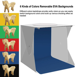 โรงงานแบบพกพา LED มินิถ่ายภาพสตูดิโอไฟ LED กล่องนุ่มสำหรับสตูดิโอ - Product Image 6