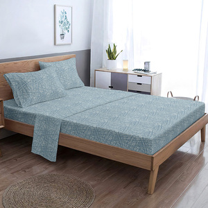 Modern 3D Printed Microfiber Flat <b>Bed</b> <b>Sheets</b> <b>Set</b> Twin Full Queen <b>King</b> <b>Sizes</b> 3pcs Polyester Filled 1800TC OEKO-TEX Certified - Product Image 6