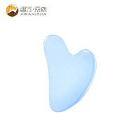 Masseur facial Jiwan Lejia, rouleau Gua Sha pour le visage, rouleau en jade naturel pour le visage, OEM, 100% pierre naturelle de qualité supérieure