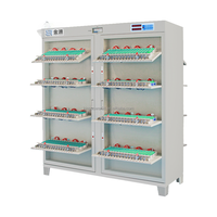 Máquina clasificadora de capacidad de baterías de litio horizontales de 256 canales, 5V 20A, de bajo consumo, probador de carga y descarga de baterías cilíndricas