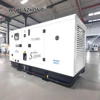 Générateur diesel silencieux triphasé Ricardo Série 160kW 200kVA, alternateur sans balais 100% cuivre, ATS AVR, alimentation en tension stable