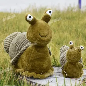 دمية حلزون ستيف فائقة النعومة للأطفال، لعبة حلزون واقعية صغيرة وجميلة بشكل غريب، زينة إبداعية، دمية للديكور 31-50 سم محشوة بالبولي بروبيلين - Product Image 2