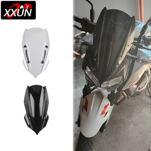 XXUN moto pare-brise pare-brise pare-vent déflecteur d'écran pour <span class=keywords><strong>Kawasaki</strong></span> <span class=keywords><strong>Z400</strong></span> Z 400 2019 2020 2021 <span class=keywords><strong>2022</strong></span> 2023 2024 - Product Image 1