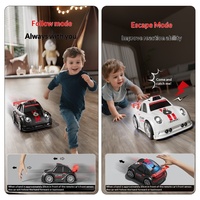 Voiture électrique miniature C6 transfrontalière édition dessin animé avec caméra HD, contrôle sur écran, voiture de course à dérive, jouet interactif pour enfants à usage intérieur