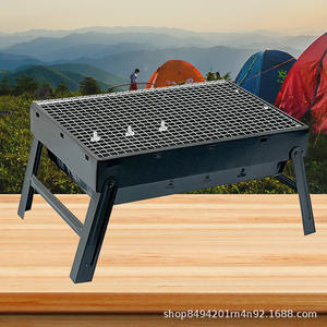 Four à barbecue pliable portable 2025, réglable, pour pique-nique en plein air, pour une utilisation à domicile, pour la cuisson au feu de bois - Product Image 5