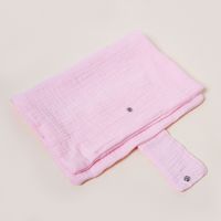 Protège-cahier de vaccination personnalisé en mousseline de coton pour bébé fille ou garçon, couverture de carnet de santé, cadeau de naissance