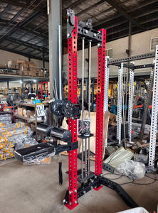 Equipo de gimnasio, Polea De Cable, máquina cruzada, jaula eléctrica, estante para sentadillas <span class=keywords><strong>con</strong></span> accesorios de contrapeso - Product Image 2