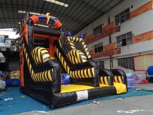 Tobogán de <span class=keywords><strong>castillo</strong></span> hinchable inflable TÓXICO con bolsa de aire Torre de salto de aterrizaje Juego de Deportes de salto inflable de salto de acantilado inflable - Product Image 3