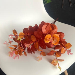 M152 Foglie di Eucalipto Artificiali in Plastica all'Ingrosso, Piccole Foglie di Eucalipto Artificiali, Foglie Verdi Artificiali - Product Image 3