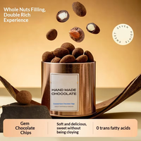 Confiserie en gros : Chocolats fourrés aux amandes enrobés de cacao, avec centre croquant aux noix, pour événements