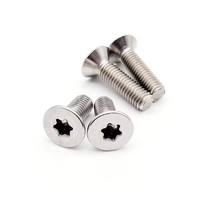 Vis métriques GB2673 en acier inoxydable 304 316 à tête fraisée Torx, filetage standard, fixations résistantes à la corrosion