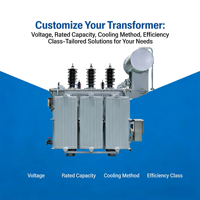 Transformador de Distribución Sumergido en Aceite de Alta Eficiencia con Certificación GOST, 12.47kV 13.8kV 15kV 16kV 400kVA, Precio Directo de Fábrica