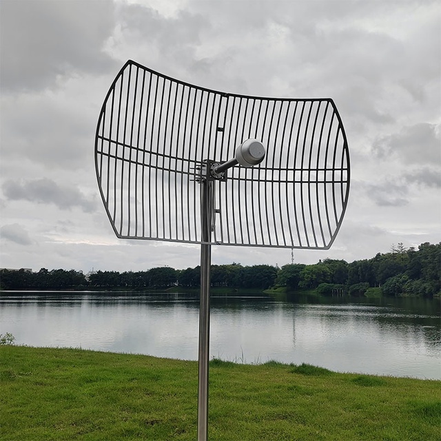 Factory Price Long Range 3G 4G 5G 2G High Gain IP65 Aluminum Die Cast Grid Parabolic Antenna Outdoor Signal Booster
