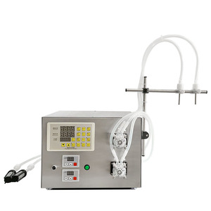 Nouvelle machine de remplissage numérique à double tête 220V semi-automatique avec contrôle PLC pour bouteilles, savon et huiles essentielles - Product Image 2