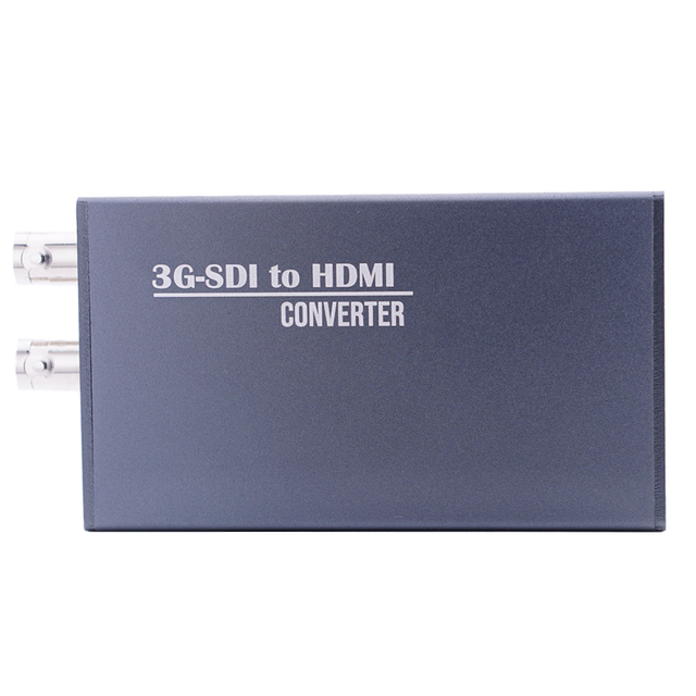 Computer Audio/Video Transmission 100 Meters 1080P/60Hz Direct Broadcast Push Streaming 3G-SDI to HD MI Converter Metal Output