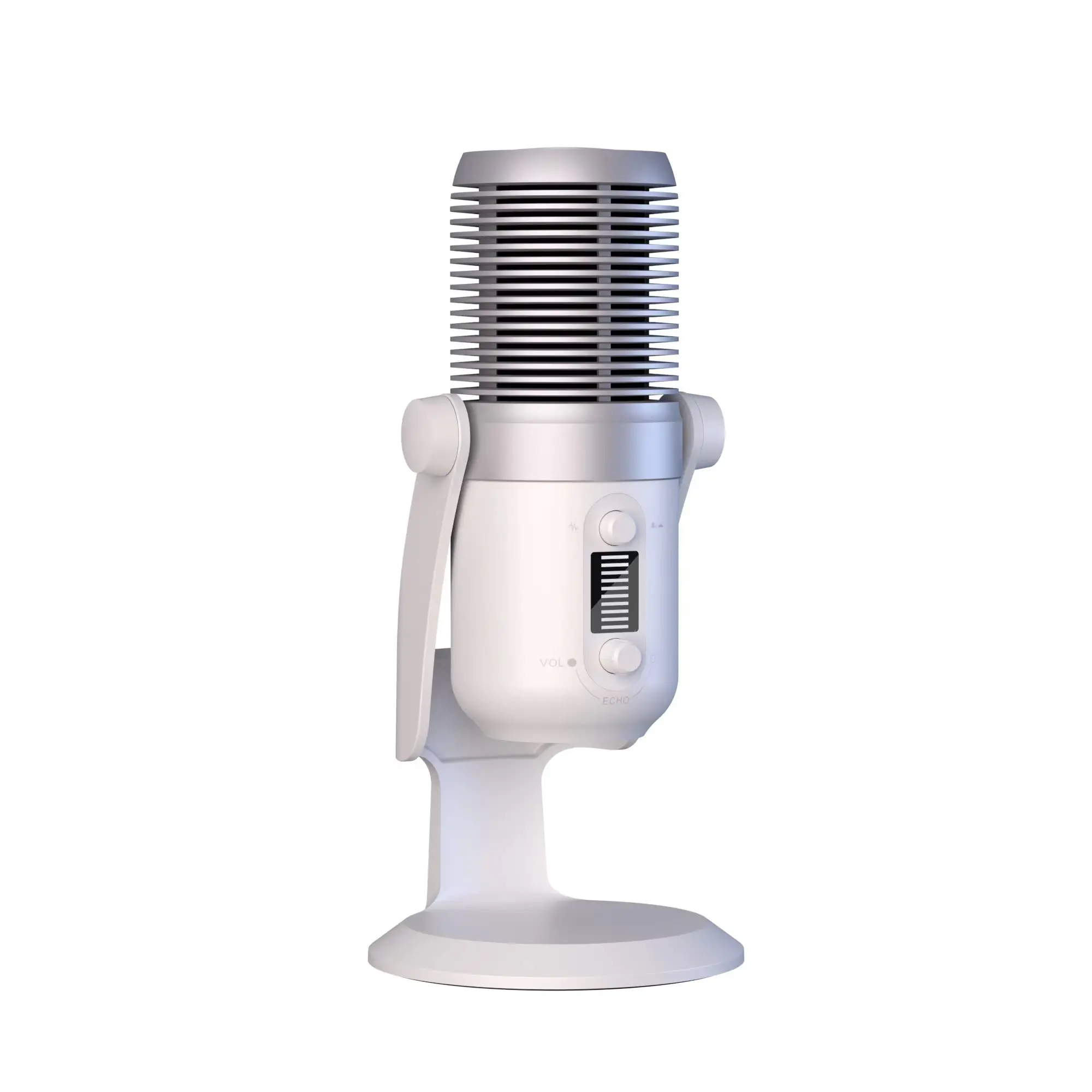 All aluminum Condenser Microphone USB Desktop Podcast Microphone Professional RGB Gaming Microphone