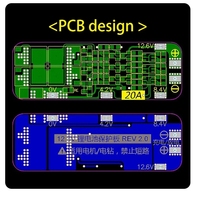 3S 20A Li-ion Lithium Batterie 18650 Chargeur PCB BMS Protection Board 11.1V 12V 12.6V Cell 59x20x3.4MM Module