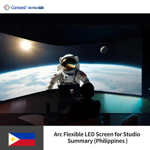 Canbest p1.8 1.8 mét 10880x2880 mét 35.69x9.45ft hồ quang trong nhà linh hoạt <span class=keywords><strong>LED</strong></span> Video tường Màn hình hiển thị cho studio trong Philippines - Product Image 4