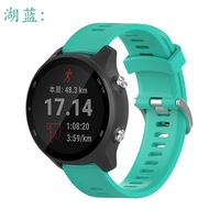 Boucle en acier inoxydable Bracelets de poignet Logo Bracelet de montre personnalisé Bracelet de montre en silicone 20MM pour Garmin Forerunner 245M