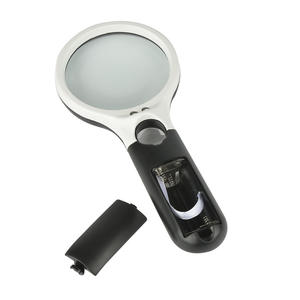 <span class=keywords><strong>Loupe</strong></span> à LED avec grossissement 3X 45X, <span class=keywords><strong>loupe</strong></span> de poche avec 3 lumières pour la lecture - Product Image 6