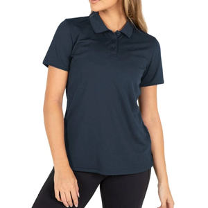 <b>Womens</b> <b>Polo</b> <b>Shirt</b> Ladies Short Sleeve Collared Top Cotton Blend Slim Fit Casual Office Wear Summer Spring Comfortable Apparel - Product Image 2