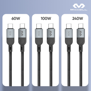 Miccell PD <span class=keywords><strong>cable</strong></span> de carga <span class=keywords><strong>tipo</strong></span> <span class=keywords><strong>C</strong></span> 100W <span class=keywords><strong>cable</strong></span> de datos de carga rápida trenzado <span class=keywords><strong>tipo</strong></span> <span class=keywords><strong>C</strong></span> a <span class=keywords><strong>tipo</strong></span> <span class=keywords><strong>C</strong></span> <span class=keywords><strong>cable</strong></span> de carga móvil para Androide - Product Image 5