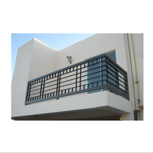 Bán Trực Tiếp Từ Nhà Máy Wrought Sắt Ban Công Balustrade Sắt Ban Công Đường Ray - Product Image 1