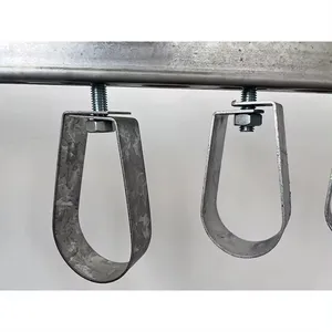 High Quality Galvanized Metal Sprinkler Pipe Hanger Hot Sell Carbon Steel Sprinkler Pipe Clamp Hanger