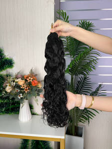 Extensions de cheveux humains vierges à crocheter de 10 à 18 pouces, nœuds miracle, <span class=keywords><strong>pour</strong></span> tressage – Vente chaude - Product Image 4