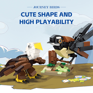 59082 Chim Hành Trình Động Vật Trang Trí 8 Trong <span class=keywords><strong>1</strong></span> Con Vẹt Mô Hình Khối Sáng Tạo Gạch Mô Hình Trẻ Em Giáo Dục Xây Dựng Khối Thiết Lập Đồ Chơi - Product Image 5