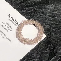 2025 Kristall perlen Haar gummis Dual-Purpose-Haarschmuck für Frauen Pferdes chwänze Brötchen Frisuren