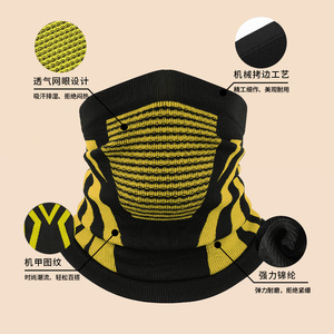 Cycling Face Mask Full Face Neck Protection Nylon Knitted Thermal Insulated Outdoor Sports Unisex Windproof Headscarf - Product Image 4