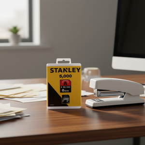 Grapas Tipo A Stanley de 6 mm con Recubrimiento de Zinc, Paquete de 5000 Unidades - Product Image 3