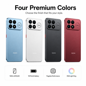 Smartphone 5G Redmi K100 Pro Max 2026, écran Super Pixel 185Hz, processeur Snapdragon, batterie grande capacité, téléphone de jeu - Product Image 4