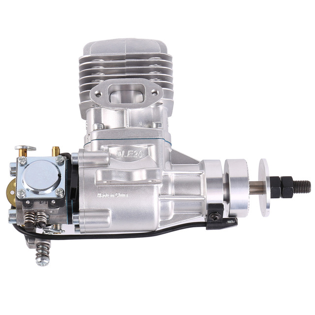 DLE20 Model Aircraft Gasoline Engine Two-Stroke Single-Cylinder Side Exhaust Naturally Air-Cooled Hand-Start 20CC Displacement