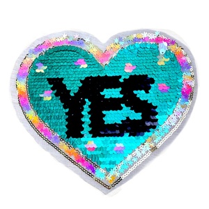 Wholesale Factory-Reversible Sequin <strong>Patches</strong> Custom Lace <strong>Patch</strong> Accessory for Hat Changeable <strong>Glitter</strong> Embroidery <strong>Patch</strong> for Clothes - Product Image 1