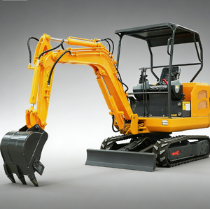 Miniexcavadora de 1.2/3.5 Toneladas, Aprobada por CE, Miniexcavadora China Tipo Kubota, Excavadora Pequeña con Brazo Giratorio - Product Image 4