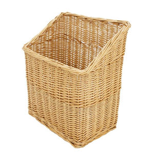 Cesta de mimbre de Sauce Grande con boca oblicua para el hogar, tienda de lavandería, almacenamiento de ropa sucia para uso en el baño y la sala de estar - Product Image 1