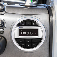 Récepteur de lecteur MP3 BT Digital Media haute puissance 4X75W Instrument de musique extérieur tout temps Fonction AM/FM Alimentation à piston marin