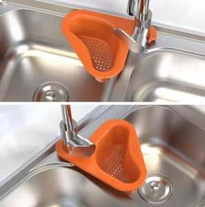 Panier de vidange multifonctionnel en plastique écologique en forme de cygne pour évier, support suspendu filtrant et égouttoir pour cuisine - Grande Vente - Product Image 6