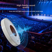 Haut-parleur de chevet ultra-fin à chargement sans fil avec son surround 360° pour une écoute musicale immersive – Indispensable