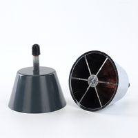 Pieds réglables en plastique contemporains à vis M8 pour table basse, canapé, armoire, meubles - Utilisation en extérieur, salon, hôtel