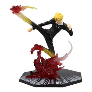 Figurines One Piece de Luffy Poing de Feu, Ace Ghost Slash, Zoro Pied de Vent <span class=keywords><strong>Demon</strong></span>, Sanji Figurine d'Anime, Modèle Périphérique, Ornement - Product Image 1