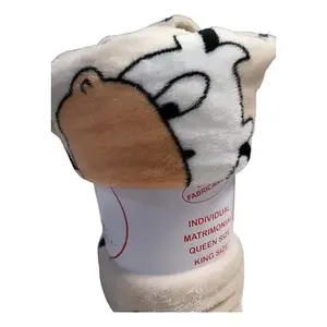 Couverture en peluche FT, motif dessin animé, taille King Size, légère, pour toutes les saisons, forme rectangulaire, matériau imprimé - Product Image 1