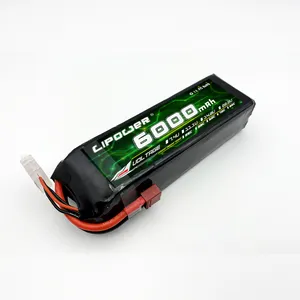 Bateria Lipo de alta Qualidade 6000mAh 25c/35C 11.1v RC Lipo Bateria Para Brinquedos Do Carro Bateria com Estojo Rígido RC Quadcopter Drone FPV