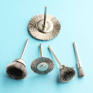 Ensemble de brosses métalliques en forme de disque, abrasives grossières, pour meuleuse, outils de polissage, applications de meulage - Product Image 1