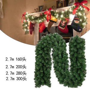 Ghirlanda Natalizia a Tralcio da 2,7 m con 5 Opzioni <span class=keywords><strong>di</strong></span> Densità delle Foglie, Decorazione Festiva <span class=keywords><strong>per</strong></span> Porte, Finestre e Balconi - Product Image 5