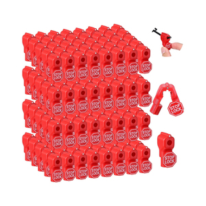 5 mm Stop Peg Lock Pegboard <b>Hooks</b> Anti Sweep Theft <b>Hook</b> Locks for Mobile Accessories Shop Clothes Retail Security <b>Display</b> - Product Image 1