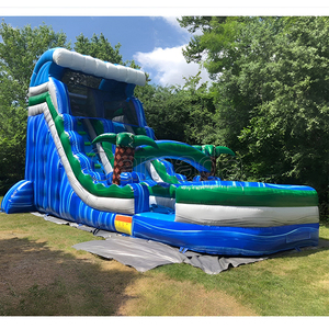 Tobogán Acuático Inflable Comercial para Niños, <span class=keywords><strong>con</strong></span> Diseño <span class=keywords><strong>de</strong></span> Tabla <span class=keywords><strong>de</strong></span> Surf, para Jardín o Patio Trasero, <span class=keywords><strong>con</strong></span> <span class=keywords><strong>Piscina</strong></span> - Product Image 4